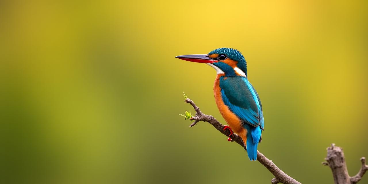 Primo piano di un martin pescatore in alta risoluzione